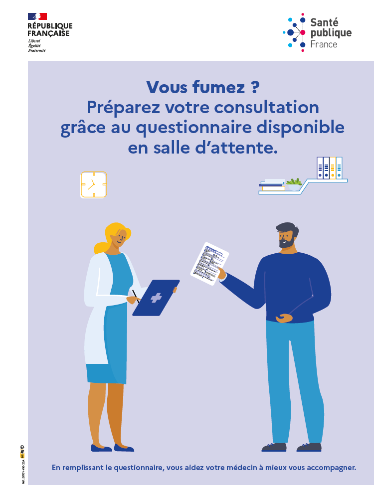 Affiche pour questionnaire Tabacpro